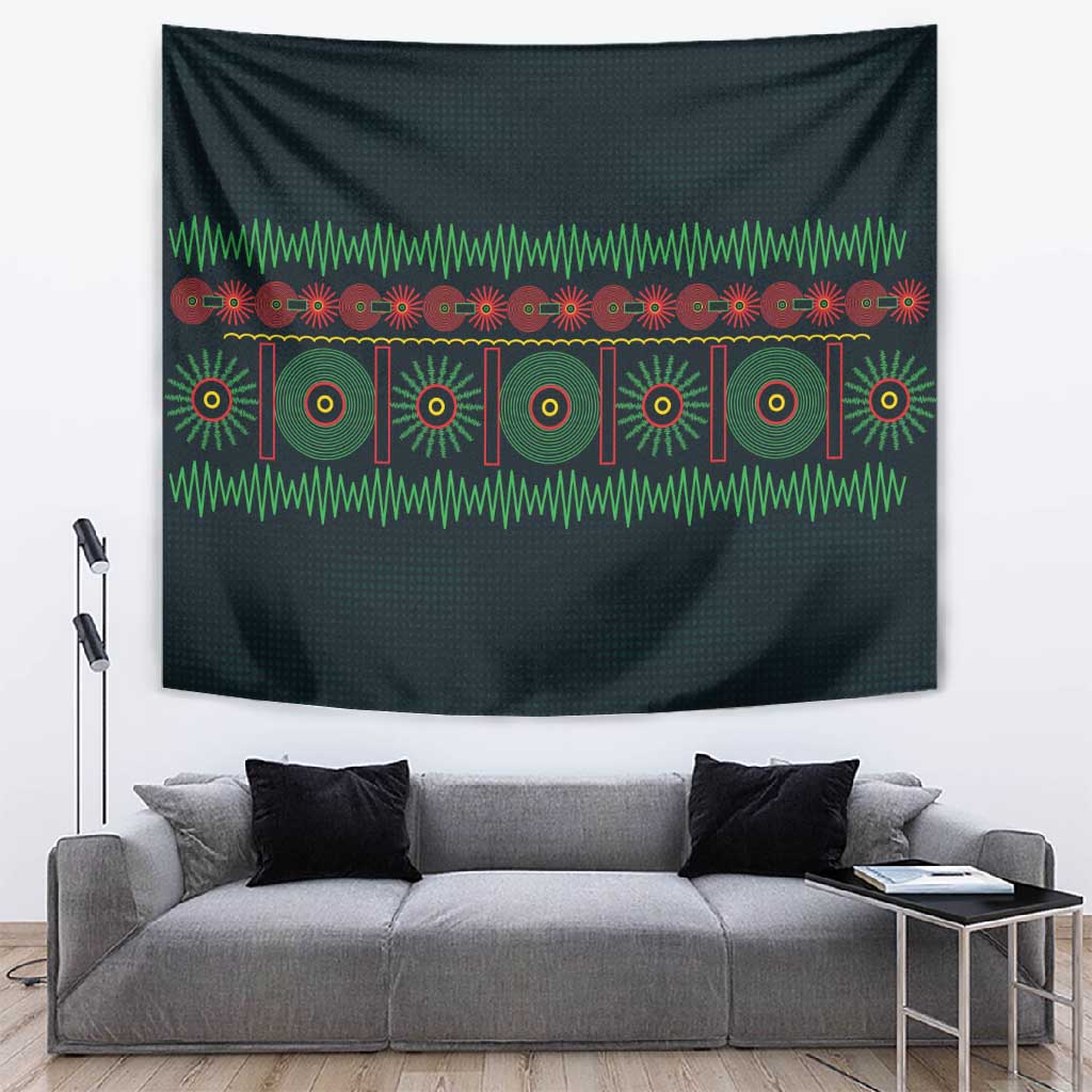 Soccer 2026 Jamaica Tapestry Reggae Music Spirit
