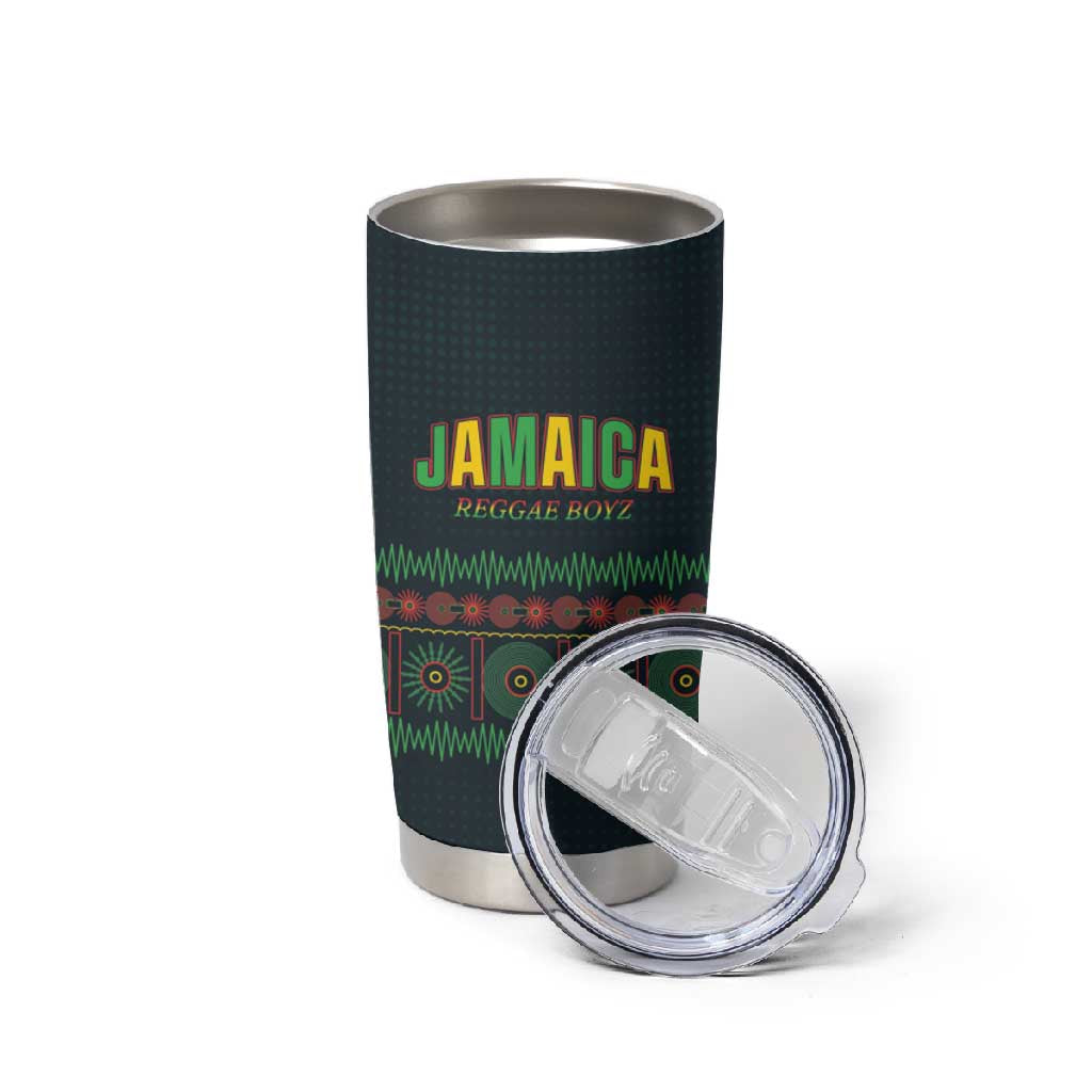 Custom Soccer 2026 Jamaica Tumbler Cup Reggae Music Spirit