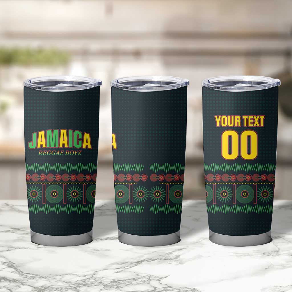 Custom Soccer 2026 Jamaica Tumbler Cup Reggae Music Spirit