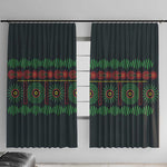 Soccer 2026 Jamaica Window Curtain Reggae Music Spirit