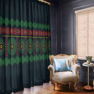 Soccer 2026 Jamaica Window Curtain Reggae Music Spirit