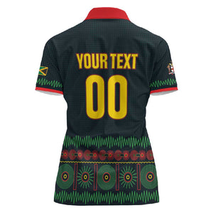 Custom Soccer 2026 Jamaica Women Polo Shirt Reggae Music Spirit