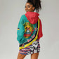 Personalized Mozambique Independence Day Hoodie Dress - June 25, Mozambiki Emblem
