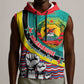 Personalized Mozambique Independence Day Sleeveless Hoodie - June 25, Mozambiki Emblem - African Pride