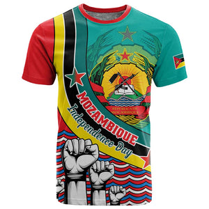 Personalized Mozambique Independence Day T shirt - June 25, Mozambiki Emblem