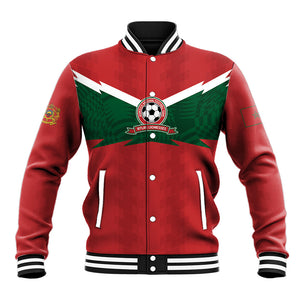 Custom Morocco 2026 Football Baseball Jacket Atlas Lionesses Born Winners