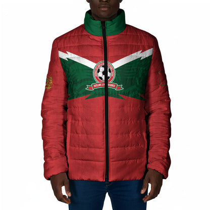 Custom Morocco 2026 Football Padded Jacket Atlas Lionesses Born Winners