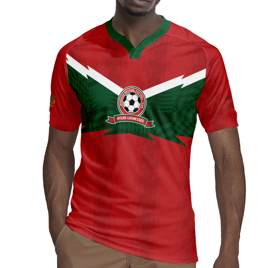 Custom Morocco 2026 Football Rugby Jersey Atlas Lionesses Born Winners