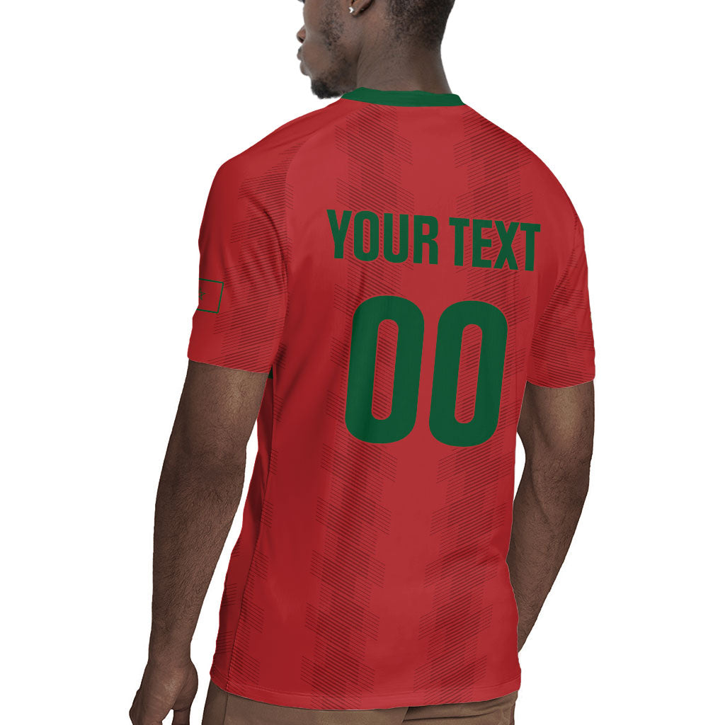Custom Morocco 2026 Football Rugby Jersey Atlas Lionesses Born Winners