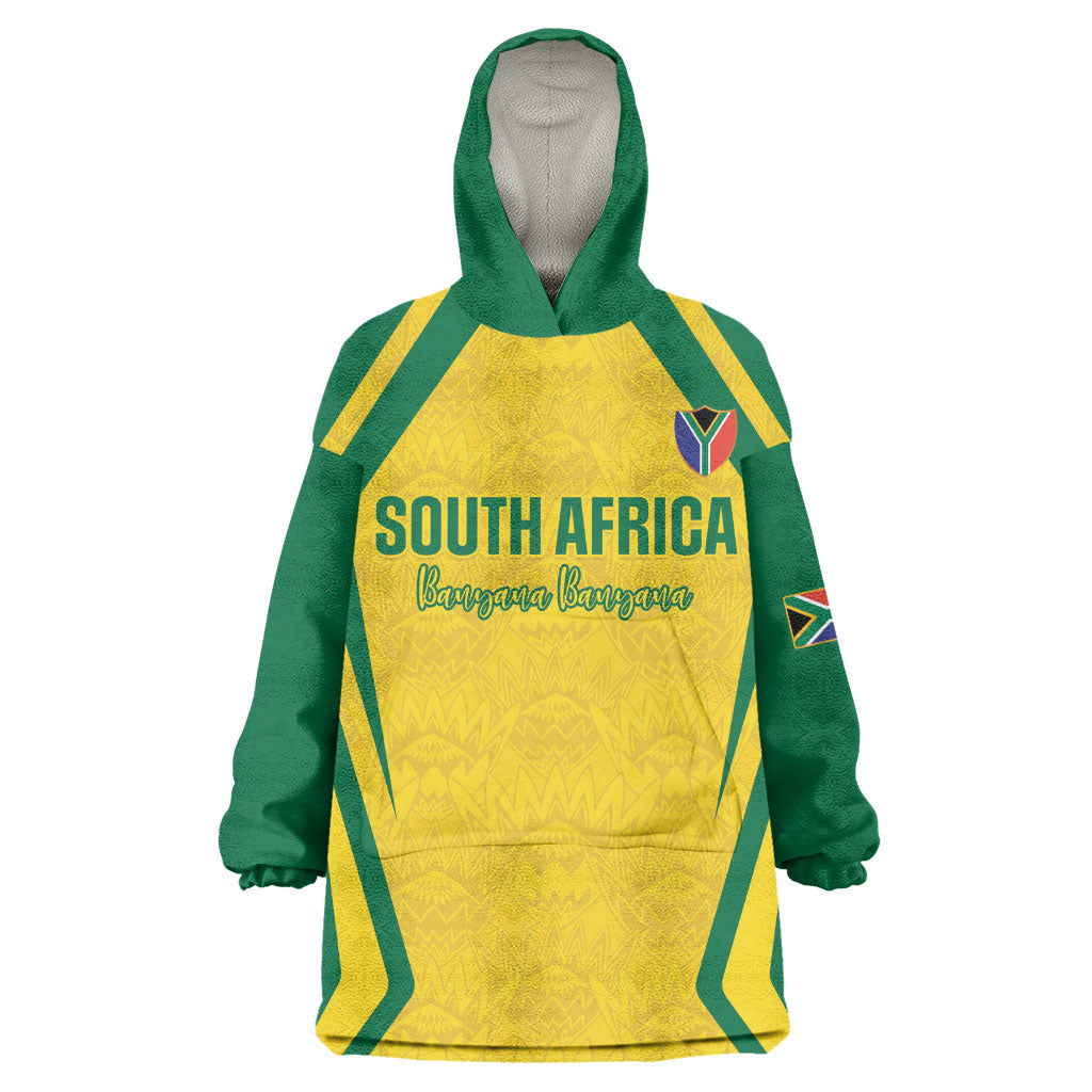 Custom South Africa 2026 Football Wearable Blanket Hoodie Banyana Banyana
