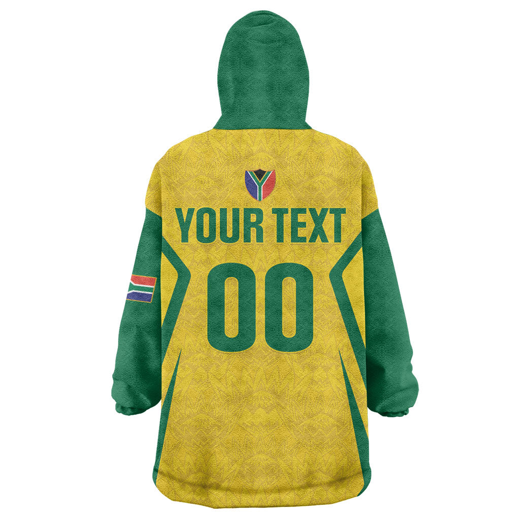 Custom South Africa 2026 Football Wearable Blanket Hoodie Banyana Banyana