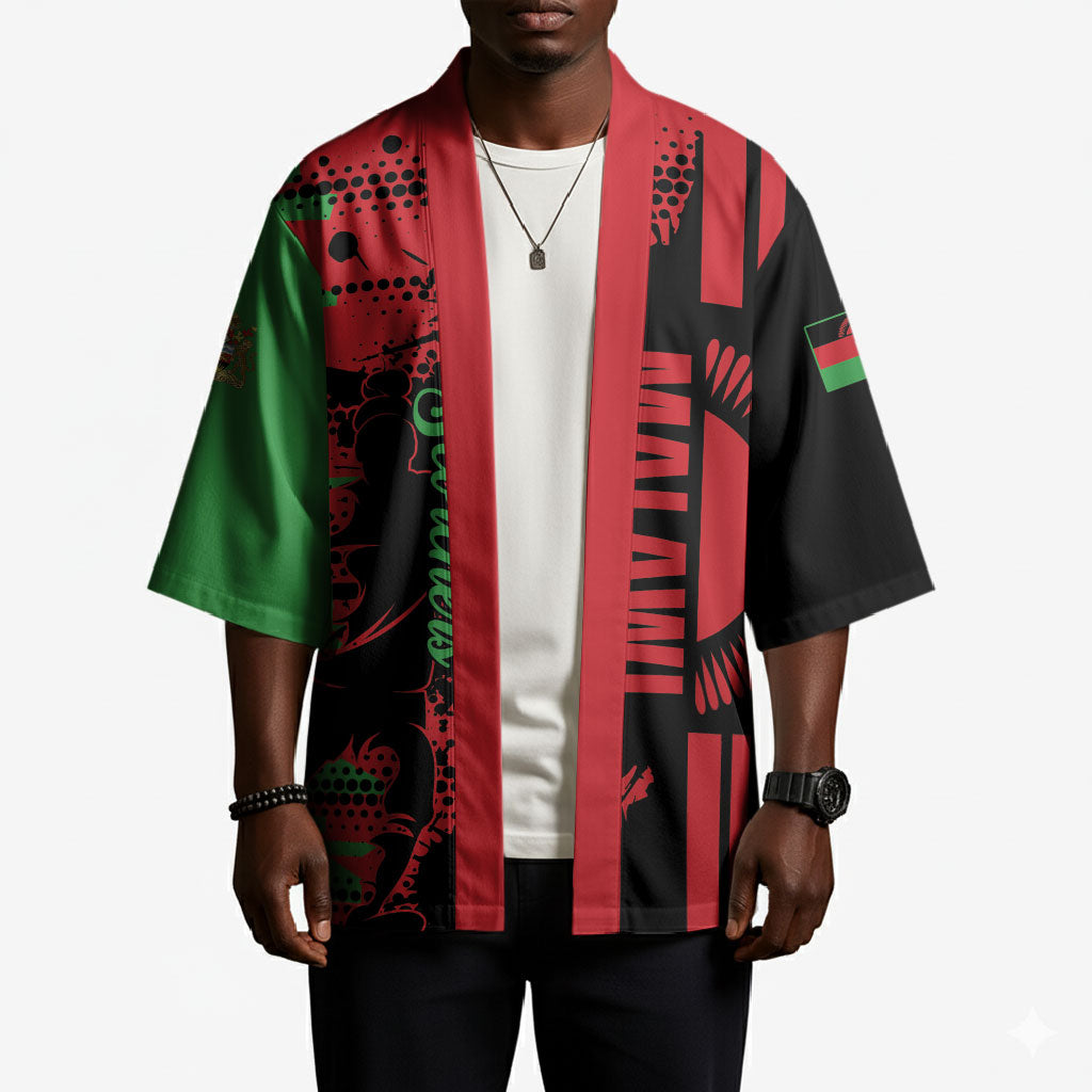 Custom Malawi 2026 Football Kimono Go Scorchers Go Champions