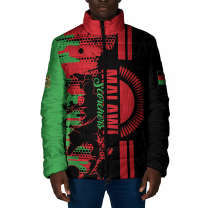 Custom Malawi 2026 Football Padded Jacket Go Scorchers Go Champions