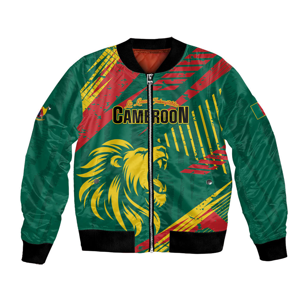 Custom Cameroon 2026 Football Bomber Jacket Les Lionnes Indomptables
