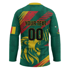 Custom Cameroon 2026 Football Hockey Jersey Les Lionnes Indomptables