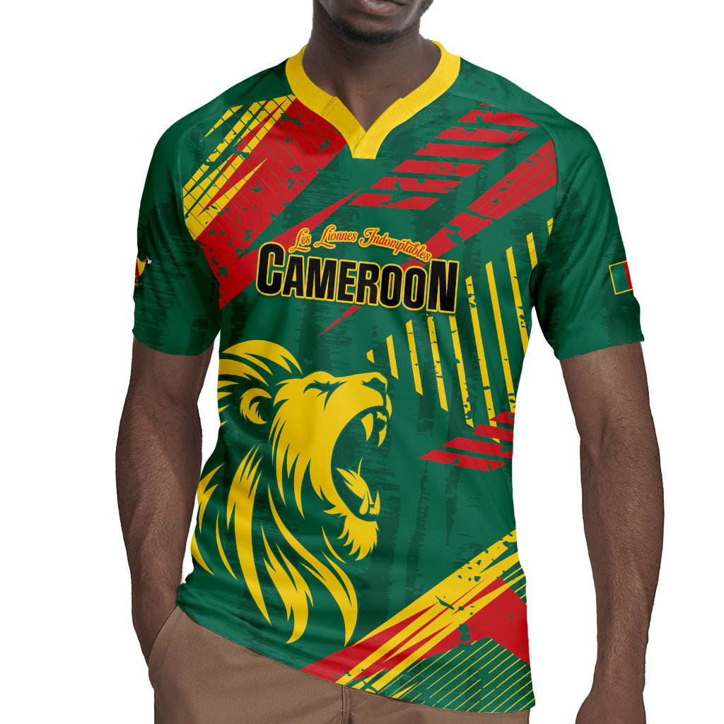 Custom Cameroon 2026 Football Rugby Jersey Les Lionnes Indomptables
