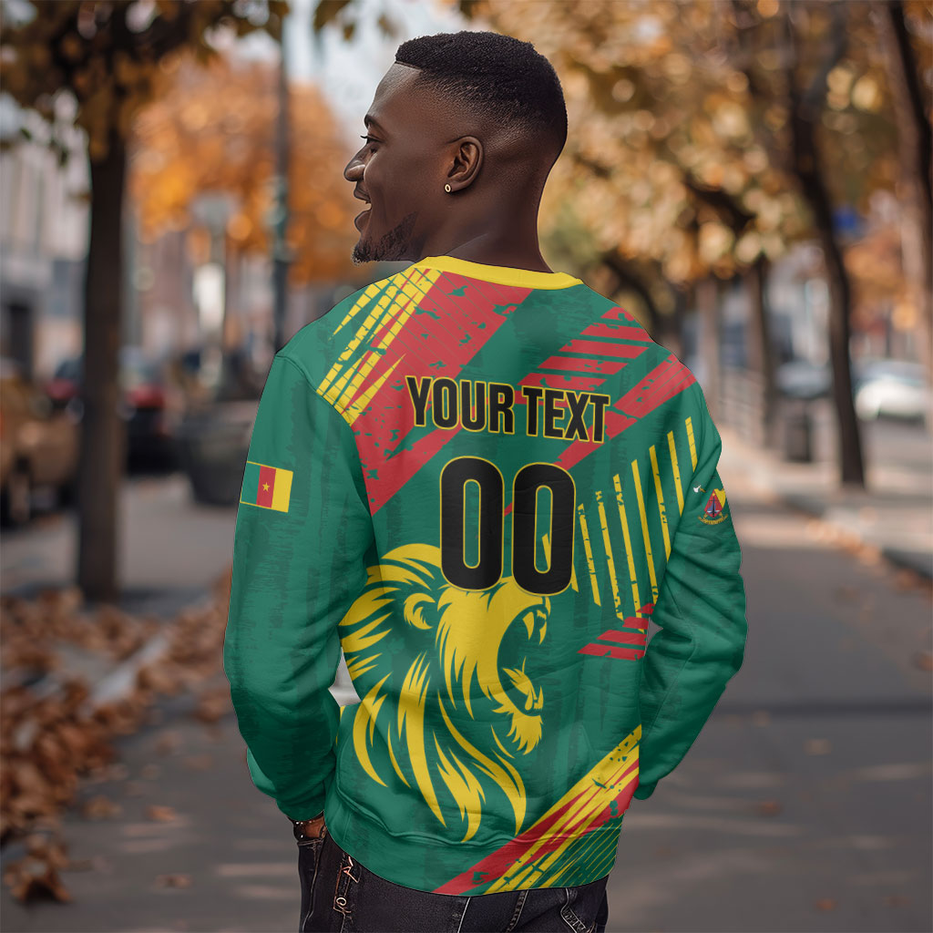 Custom Cameroon 2026 Football Sweatshirt Les Lionnes Indomptables