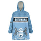 Personalized Botswana KId Wearable Blanket Hoodie with Tswana Pula and African Pattern