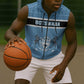 Personalized Botswana Sleeveless Zip Hoodie with Tswana Pula and African Pattern - African Pride