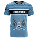 Personalized Botswana T shirt with Tswana Pula and African Pattern