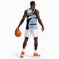 Personalized Botswana Independence Day Basketball Jersey - Lefatshe la Botswana with Zebra Pattern LT01
