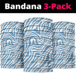 Botswana Independence Day Neck Gaiter - Lefatshe la Botswana Zebra Pattern LT01
