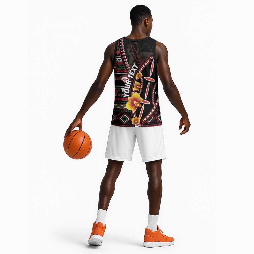 Personalized Kenya Basketball Jersey Jamhuri Day, Kenya Shield LT01