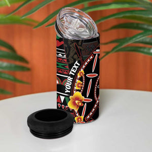 Personalized Kenya 4 in 1 Can Cooler Tumbler Jamhuri Day, Kenya Shield