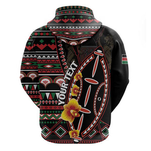 Personalized Kenya Hoodie Jamhuri Day, Kenya Shield