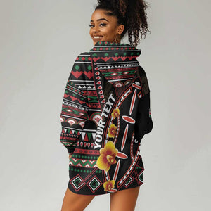 Personalized Kenya Hoodie Dress Jamhuri Day, Kenya Shield