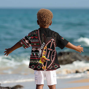 Personalized Kenya Kid Hawaiian Shirt Jamhuri Day, Kenya Shield