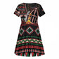 Personalized Kenya Kid Short Sleeve Dress Jamhuri Day, Kenya Shield