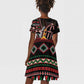 Personalized Kenya Kid Short Sleeve Dress Jamhuri Day, Kenya Shield