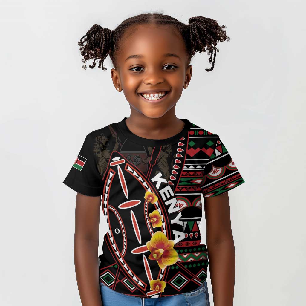 Personalized Kenya Kid T shirt Jamhuri Day, Kenya Shield