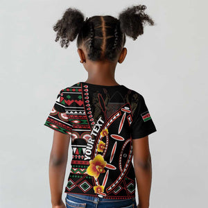 Personalized Kenya Kid T shirt Jamhuri Day, Kenya Shield