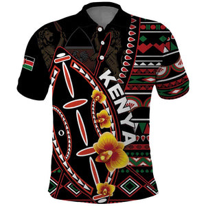 Personalized Kenya Polo Shirt Jamhuri Day, Kenya Shield