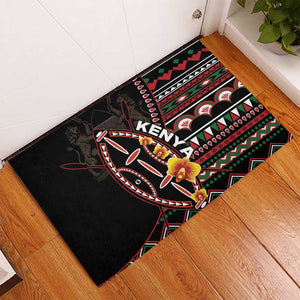 Kenya Rubber Doormat Jamhuri Day, Kenya Shield