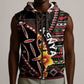 Personalized Kenya Sleeveless Zip Hoodie Jamhuri Day, Kenya Shield - African Pride