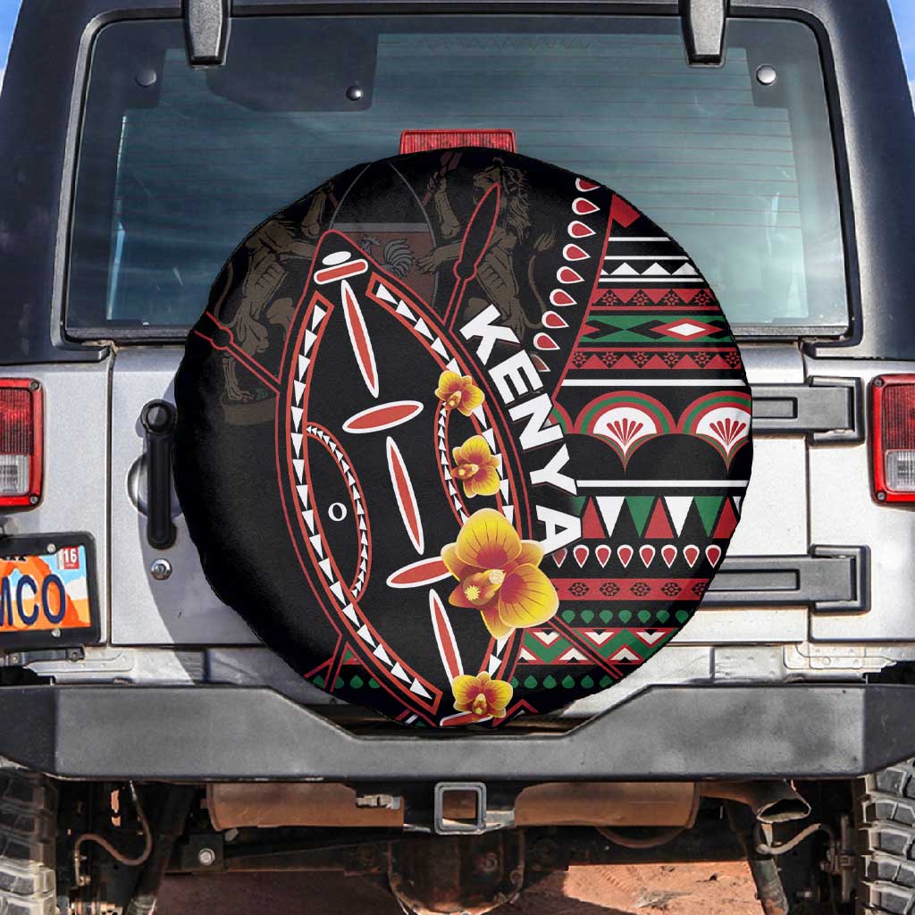 Kenya Spare Tire Cover Jamhuri Day, Kenya Shield