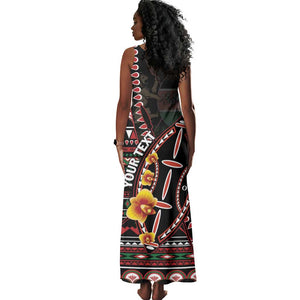 Personalized Kenya Tank Maxi Dress Jamhuri Day, Kenya Shield