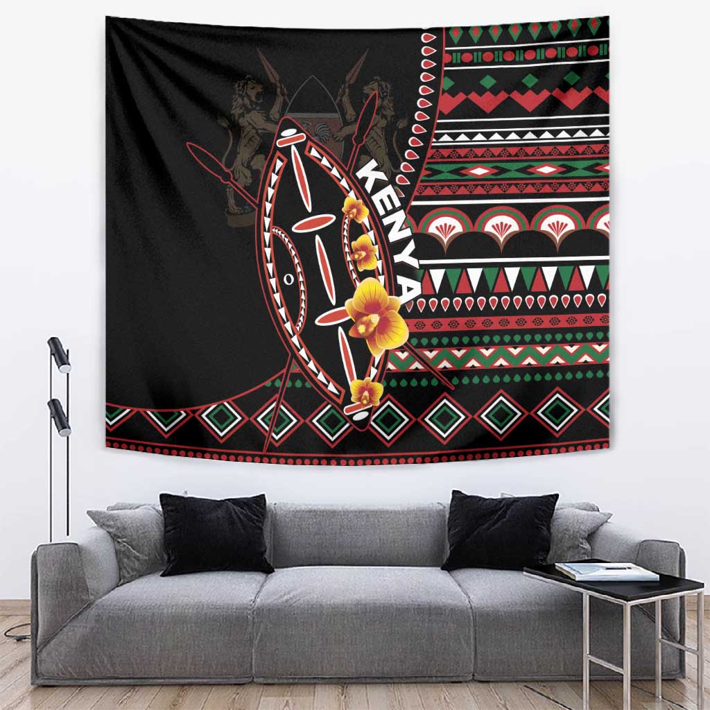 Kenya Tapestry Jamhuri Day, Kenya Shield