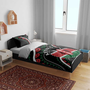 Kenya Bedding Set Harambee African Pattern - Coat of Arms Design