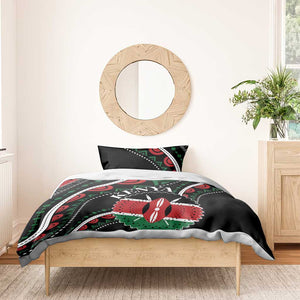 Kenya Bedding Set Harambee African Pattern - Coat of Arms Design