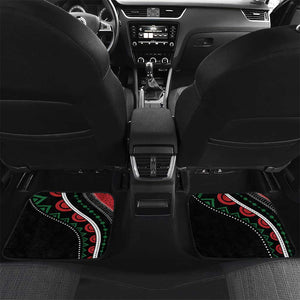 Kenya Car Mats Harambee African Pattern - Coat of Arms Design