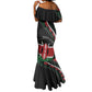 Personalized Kenya Mermaid Dress Harambee African Pattern - Coat of Arms Design