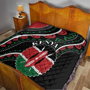 Kenya Quilt Harambee African Pattern - Coat of Arms Design