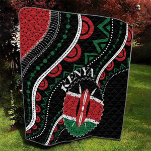 Kenya Quilt Harambee African Pattern - Coat of Arms Design