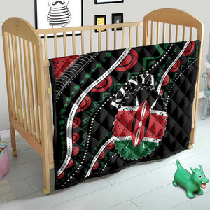 Kenya Quilt Harambee African Pattern - Coat of Arms Design