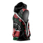 Personalized Kenya Sleeveless Hoodie Harambee African Pattern - Coat of Arms Design - African Pride