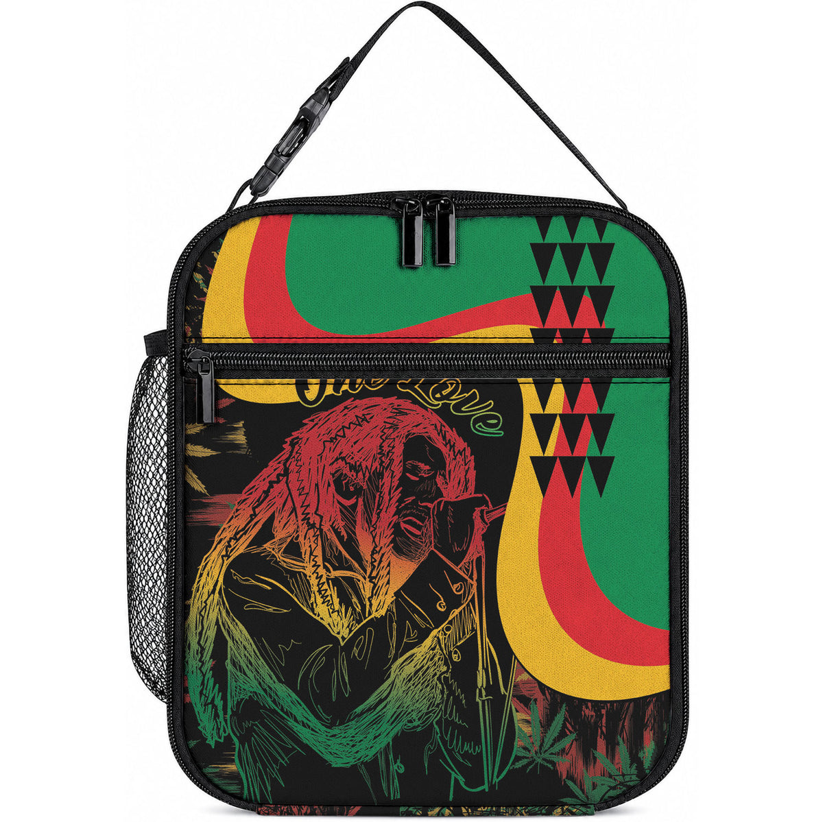 Legend Reggae Marley Lunch Bag Kakau Jawaiian